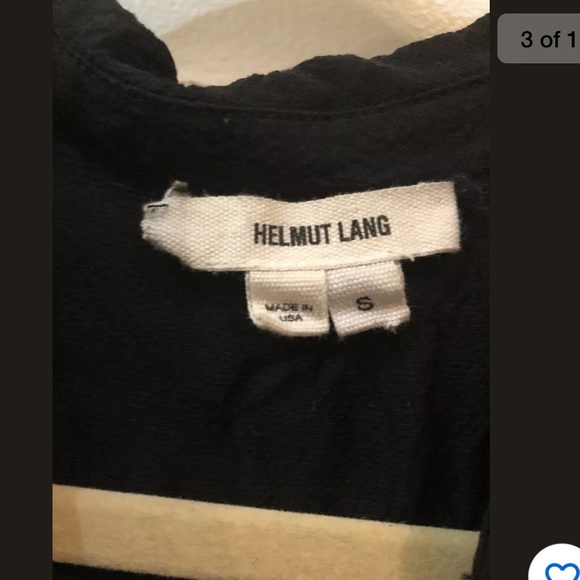 Helmut Lang Chiffon Top Sz S - Picture 3 of 8